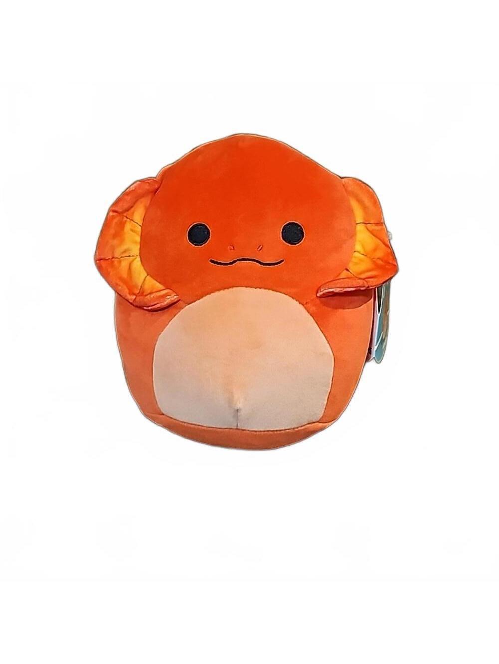 Maxie Squishmallow NWT 8" frilled lizard orange red stuffed animal plush new
